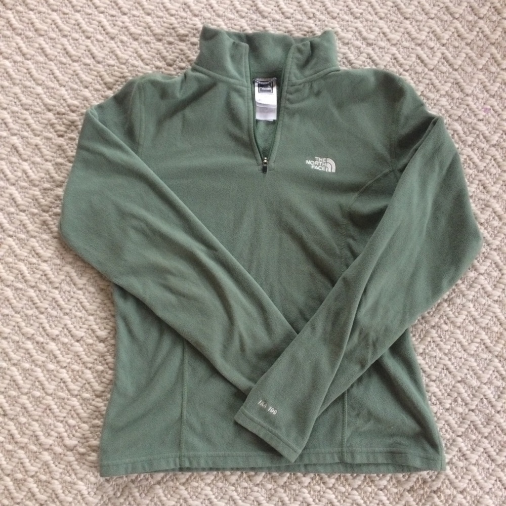 North Face quarter zip fleece.